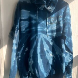 Assholes Live Forever Graphic Hoodie small tie dye